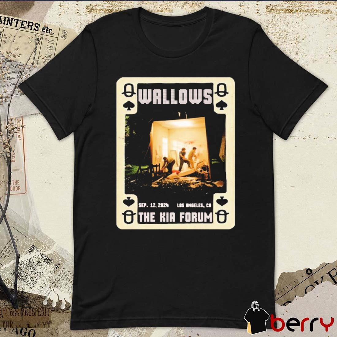 Adam Sandler Wallows The Kia Forum Card Sep 12 2024 LA t-shirt