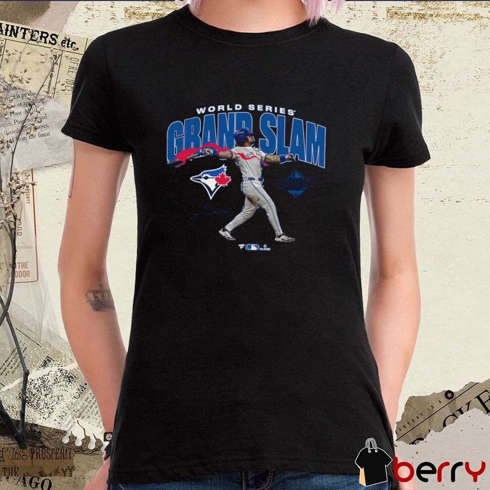 Addison Barger Toronto Blue Jays 2025 MLB World Series Grand Slam Signature t-shirt