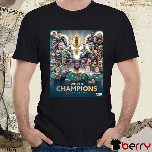 Africa First Rugby World Champions of All-Time South Africa Poster t-shirt