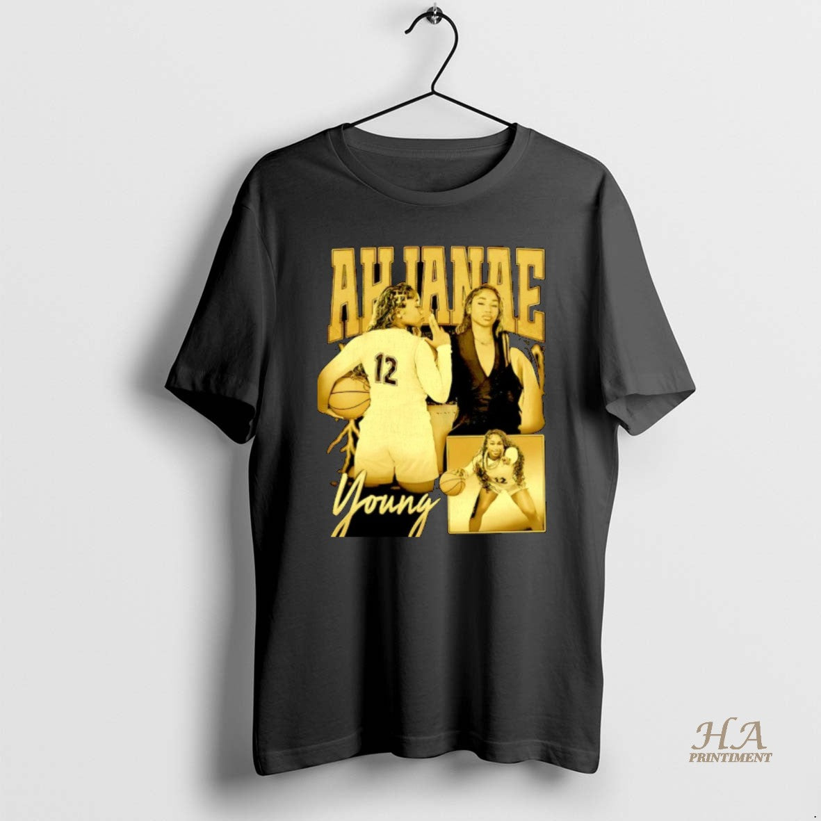 Official Ahjanae Young West Virginia State Womens Basketball Player Collage Christmas T-Shirts, Hoodie, Sweatshirt