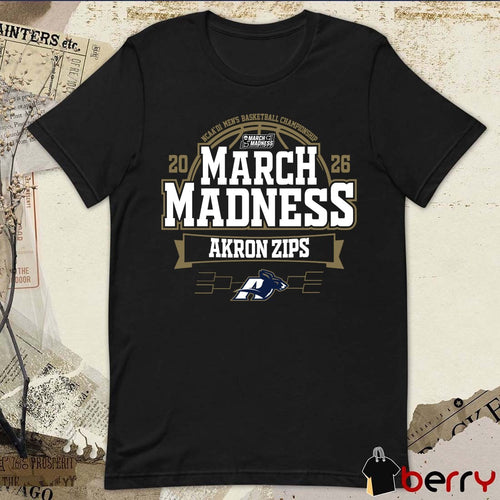 Akron Zips 2026 NCAA DI Men’s Basketball Championship March Madness t-shirt