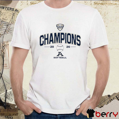 Akron Zips MAC Softball Tournament Champions 2026 NCAA College t-shirt