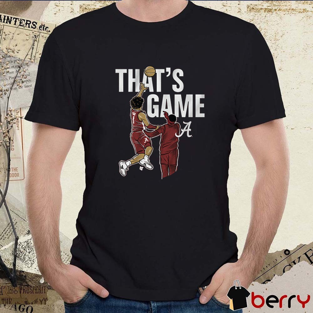 Alabama Crimson Tide Basketball Mark Sears That’s Game NCAA Southeastern Conference Painting 2025 t-shirt