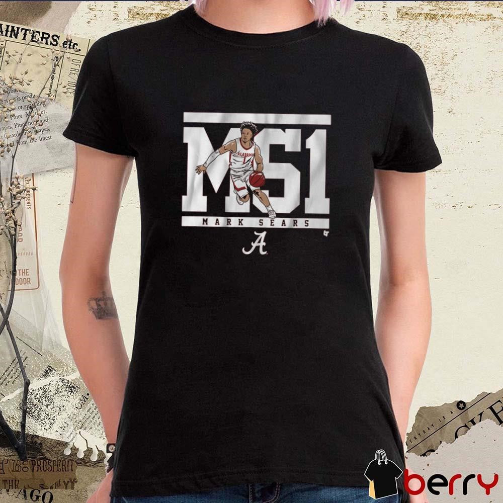 Alabama Crimson Tide Mark Sears MS1 NCAA Division I 2025 Graphic t-shirt