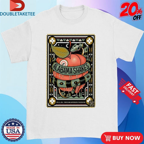 Alabama Shakes Apr 24 2026 Synovus Bank Amphitheater At Chastain Park Atlanta, GA Shirts
