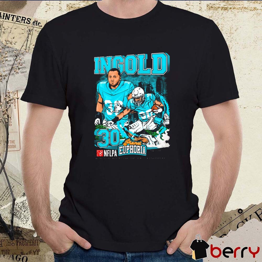 Alec Ingold Miami Dolphins NFL Planet Euphoria Artwork t-shirt