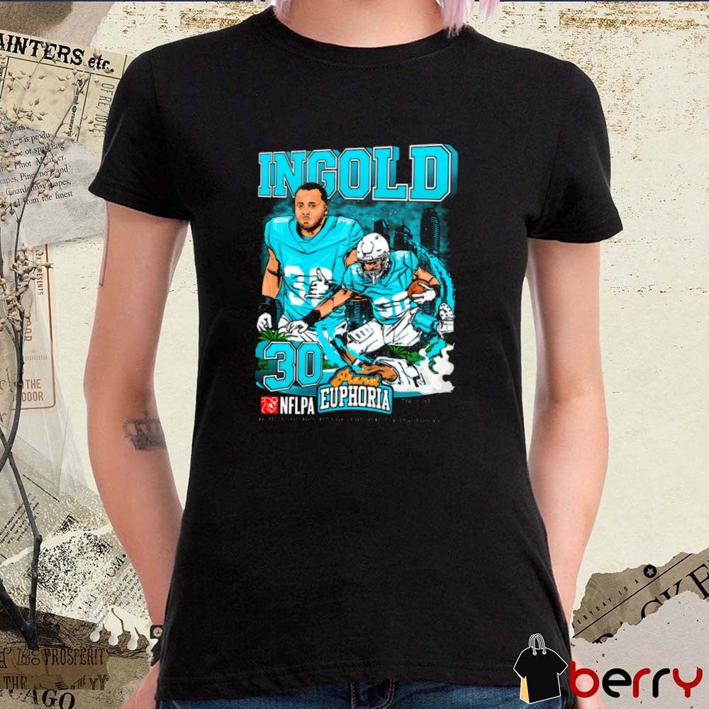 Alec Ingold Miami Dolphins NFL Planet Euphoria Artwork t-shirt