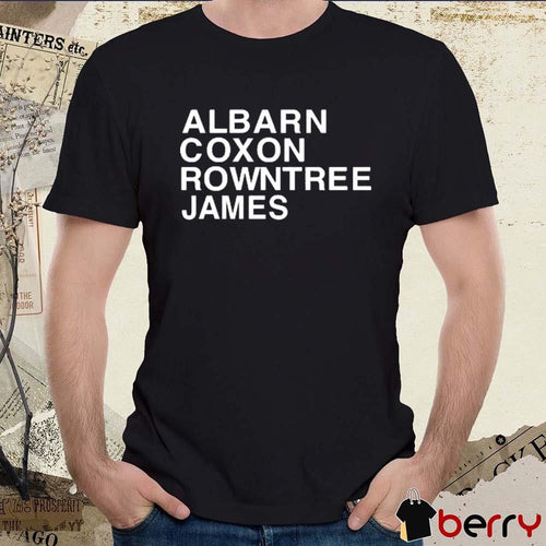 Alex James Albarn Coxon Rowntree James t-shirt