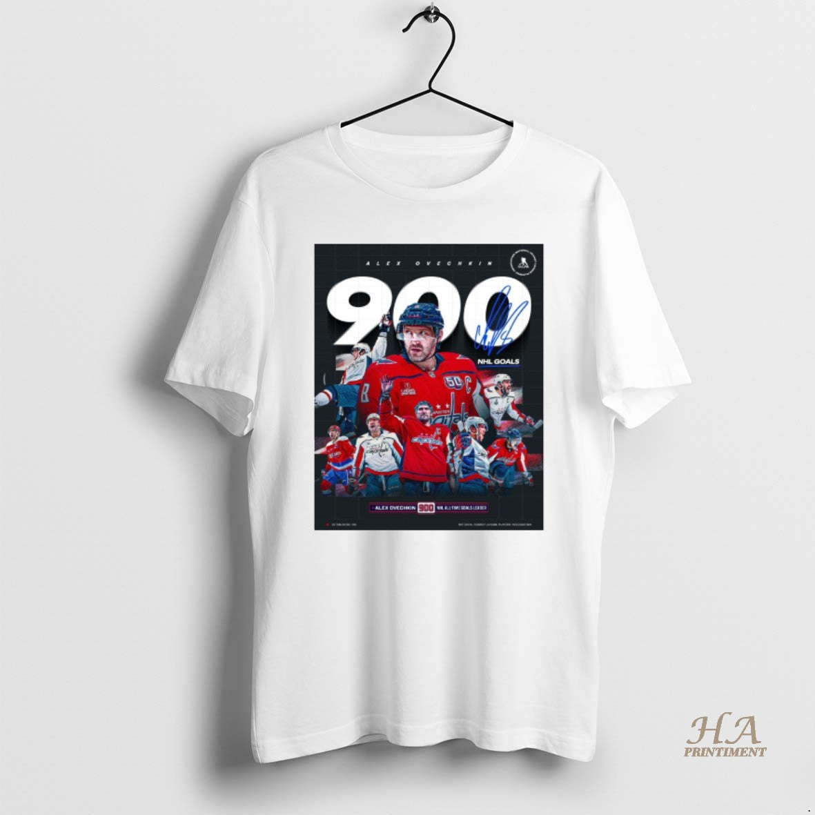 Official Alex Ovechkins 900th Nhl All Time Goals Leader Washington Capitals Signature T-Shirts, Hoodie, Sweatshirt