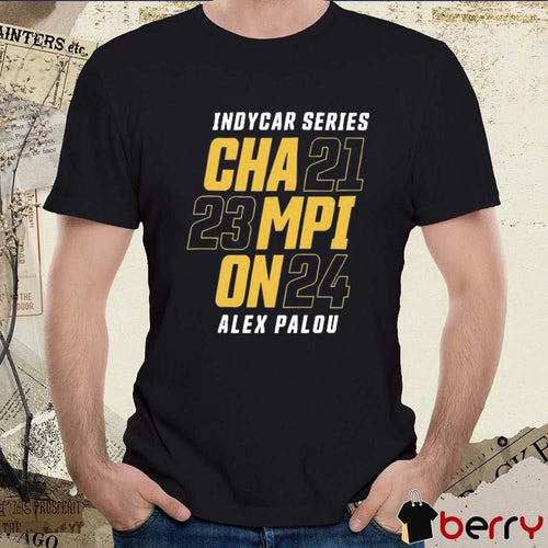Alex Palou 2024 3X Indycar Series Champion t-shirt