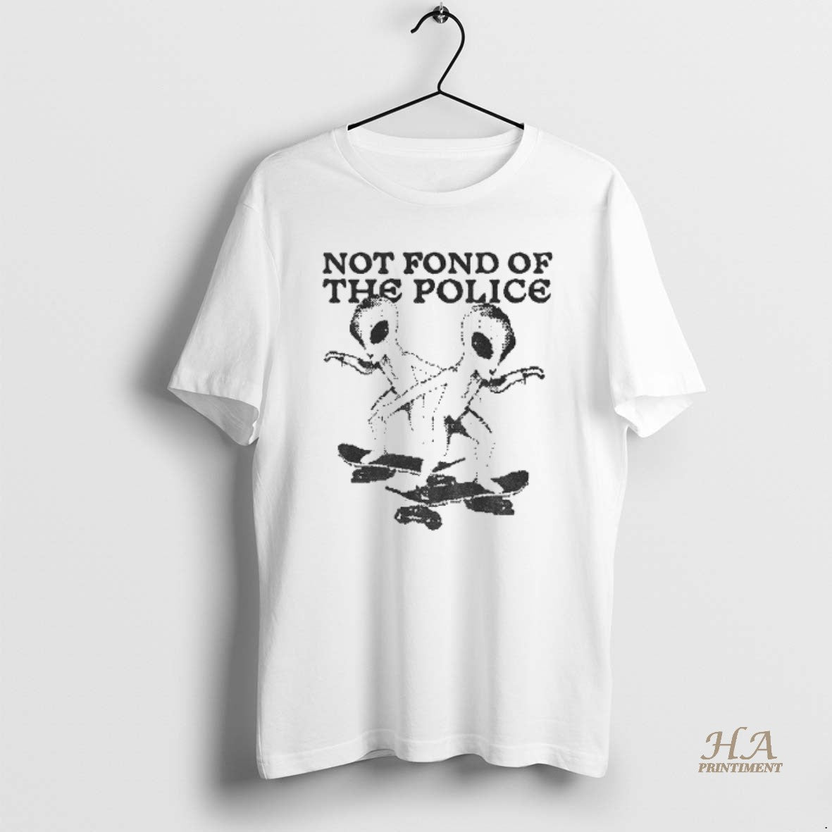 Official Alien Not Fond Of The Police T-Shirts, Hoodie, Sweatshirt | InkNestWear.com