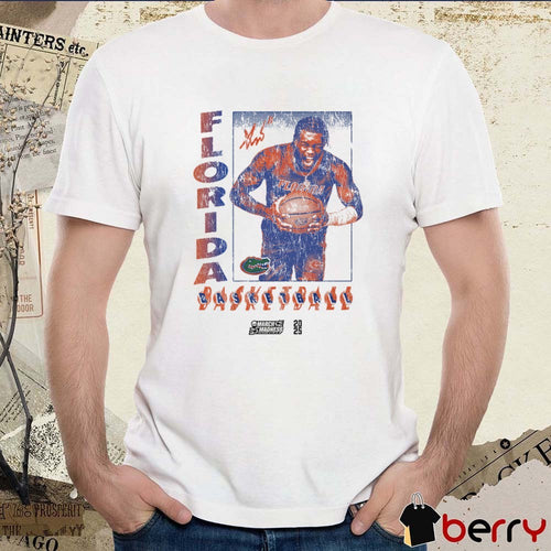 Alijah Martin Box Florida Gators Basketball NCAA March Madness 2025 Vintage Signature t-shirt