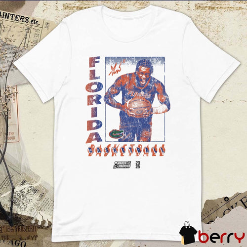 Alijah Martin Box Florida Gators Basketball NCAA March Madness 2025 Vintage Signature t-shirt
