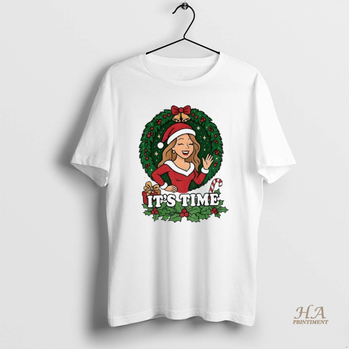 Official All I Want For Christmas Is Maria Carey Cartoon Its Time T-Shirts, Hoodie, Sweatshirt | InkNestWear.com