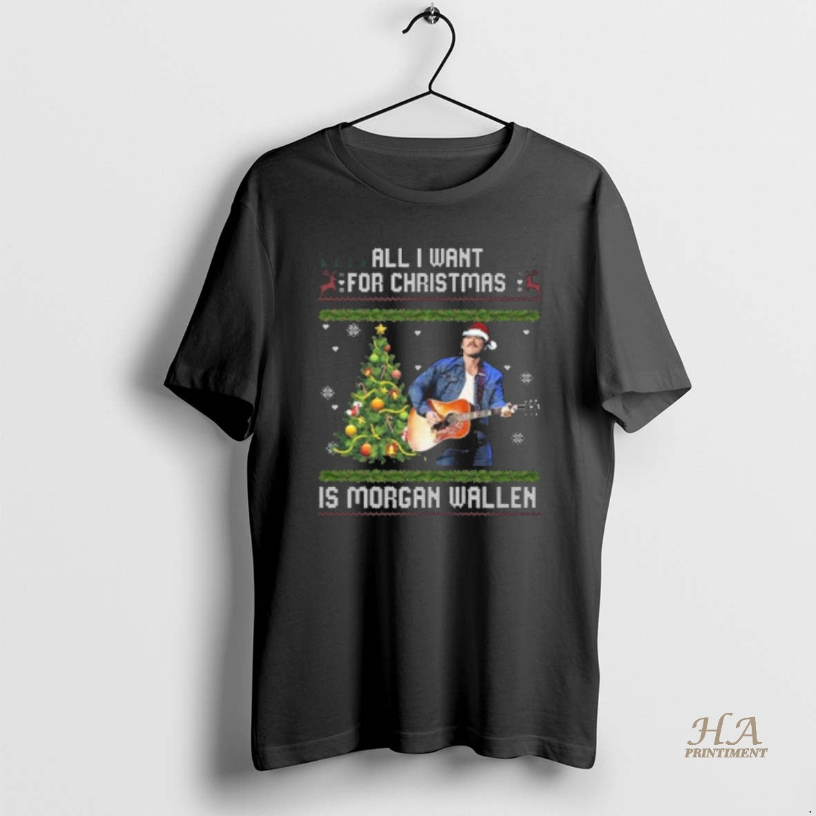 Official All I Want For Christmas Is Morgan Wallen Ugly 2025 T-Shirts, Hoodie, Sweatshirt | InkNestWear.com