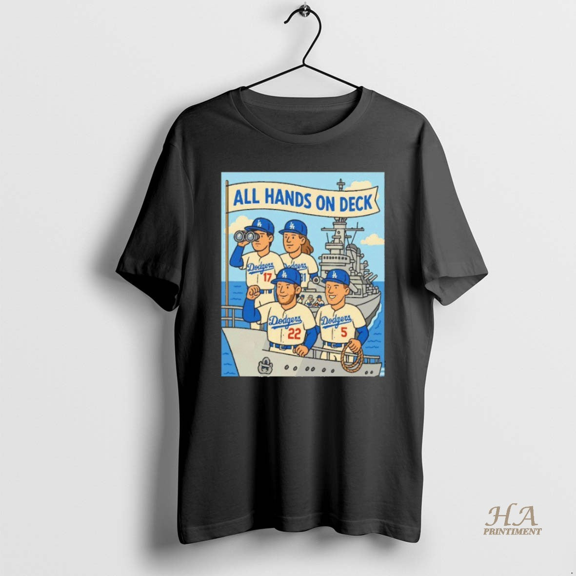 Official All Hands On Deck Los Angeles Dodgers 2025 World Series Blackshirt T-Shirts, Hoodie, Sweatshirt | InkNestWear.com