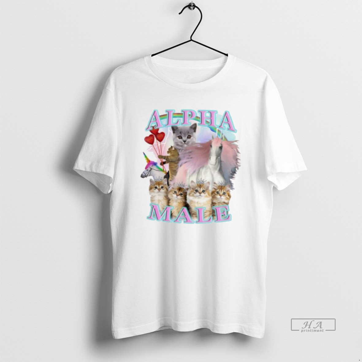 Official Alpha Male Unicorn And Kitten Graphic T-Shirts, Hoodie, Sweatshirt | InkNestWear.com