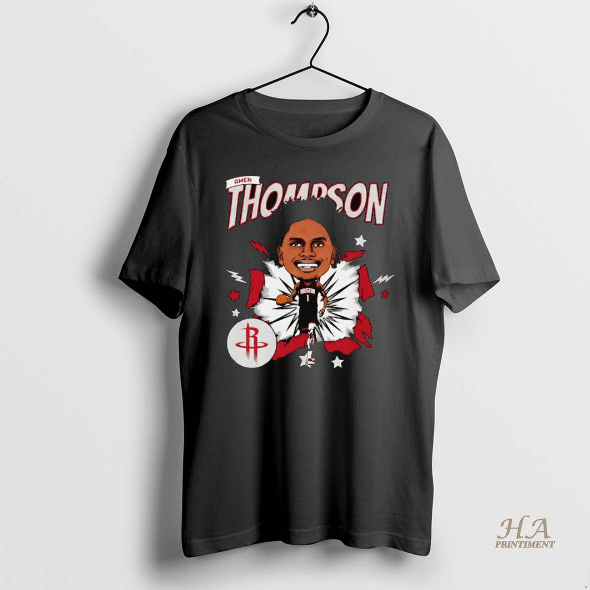 Official Amen Thompson Caricature Houston Rockets T-Shirts, Hoodie, Sweatshirt | InkNestWear.com