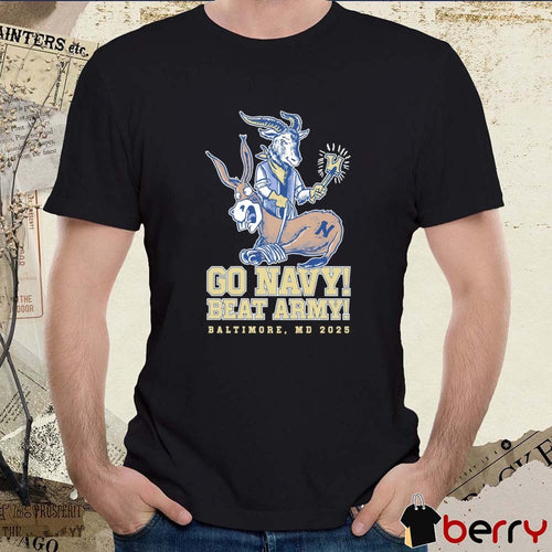 America’s Game AN Go Navy Beat Army Baltimore MD 2025 Navy Midshipmen Vs Army Black Knights t-shirt