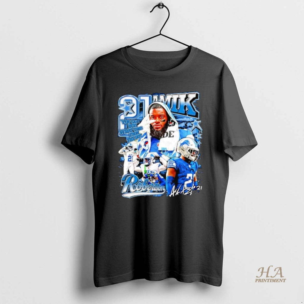 Official Amik Robertson You Cant Bury What Comes From The Dirt Detroit Lions T-Shirts, Hoodie, Sweatshirt | InkNestWear.com