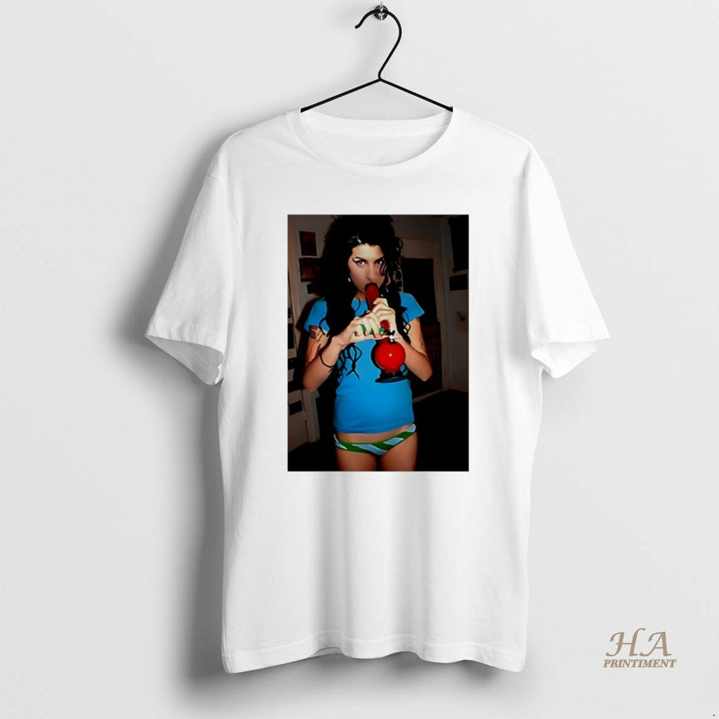 Official Amy Winehouse Smoking Bong Circle T-Shirts, Hoodie, Sweatshirt | InkNestWear.com