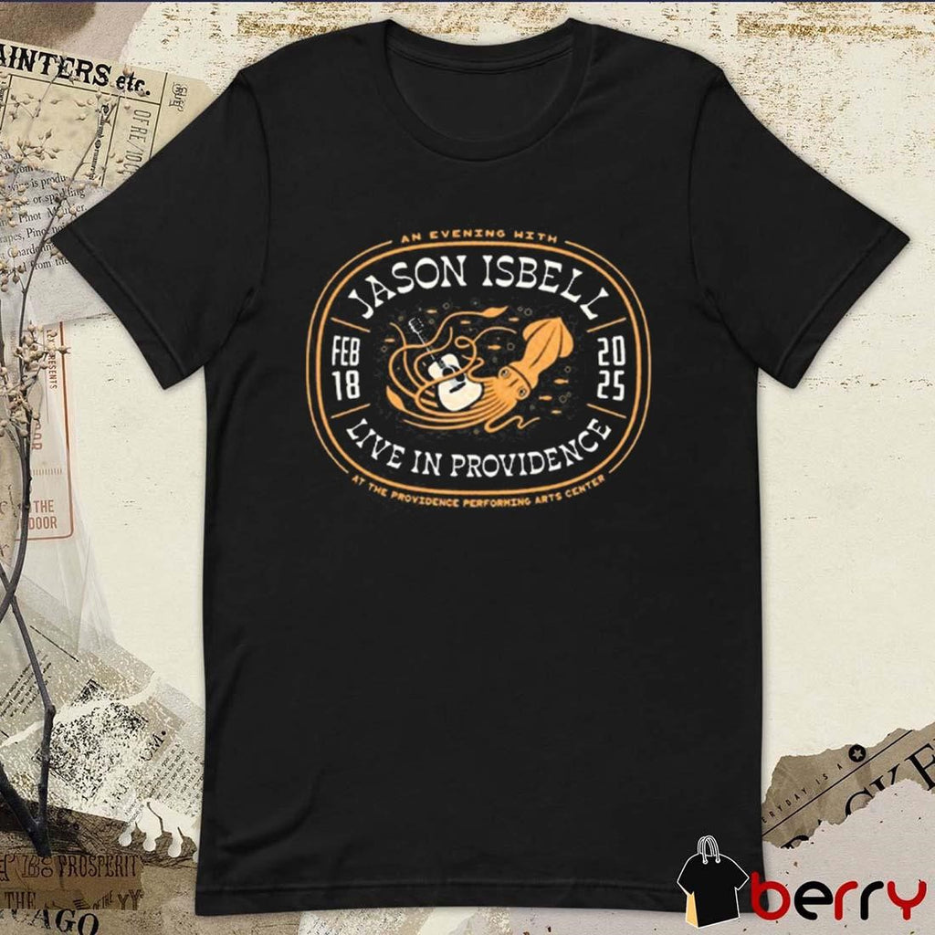 An Evening With Jason Isbell February 18 2025 Live At Providence Performing Arts Center t-shirt