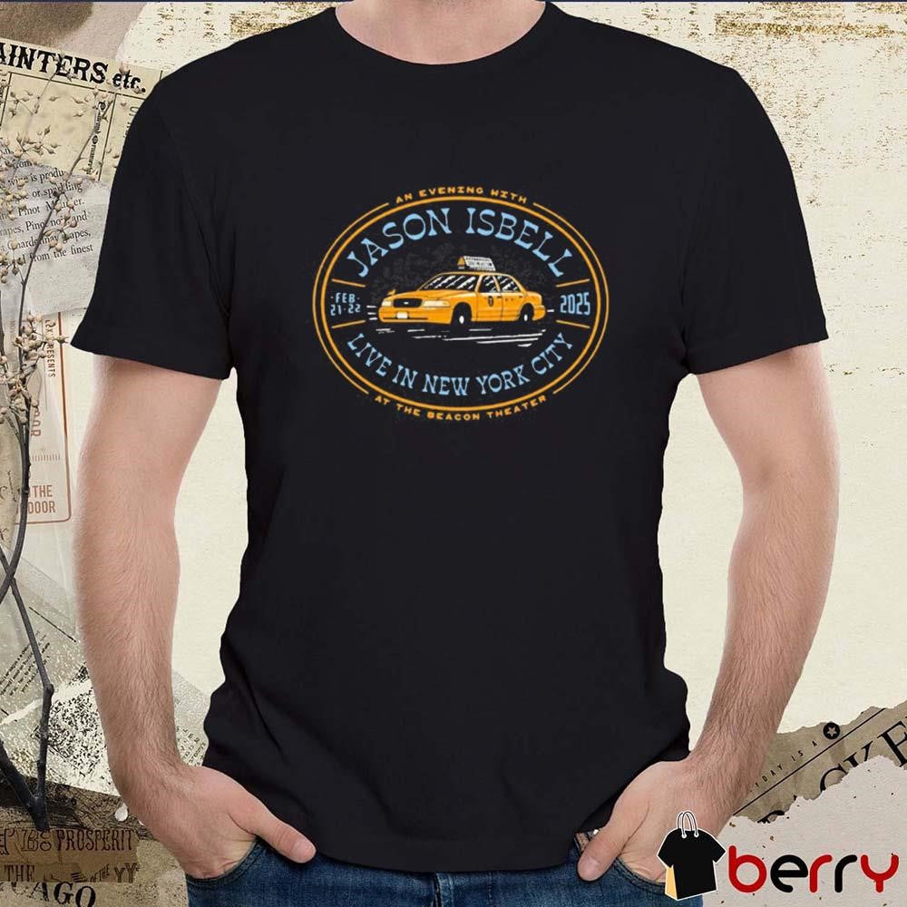An Evening With Jason Isbell Live At Beacon Theatre On Feb 21-22 2025 New York City t-shirt