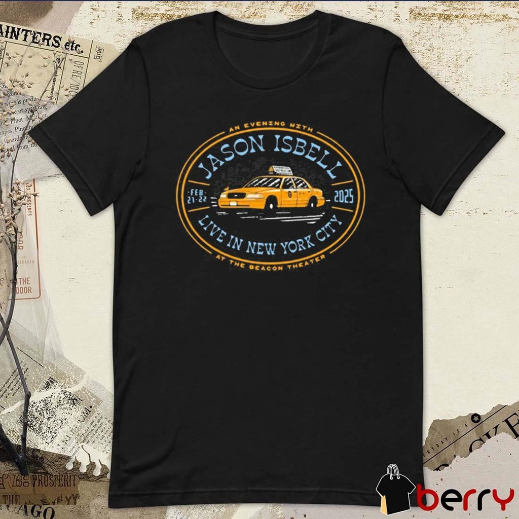 An Evening With Jason Isbell Live At Beacon Theatre On Feb 21-22 2025 New York City t-shirt