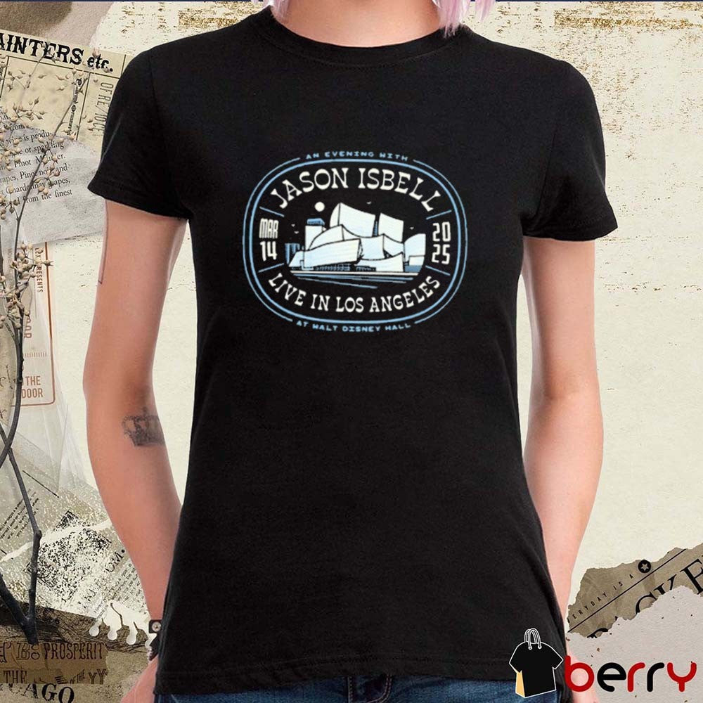 An Evening With Jason Isbell Live In Los Angeles Mar 14 2025 At Walt Disney Hall t-shirt
