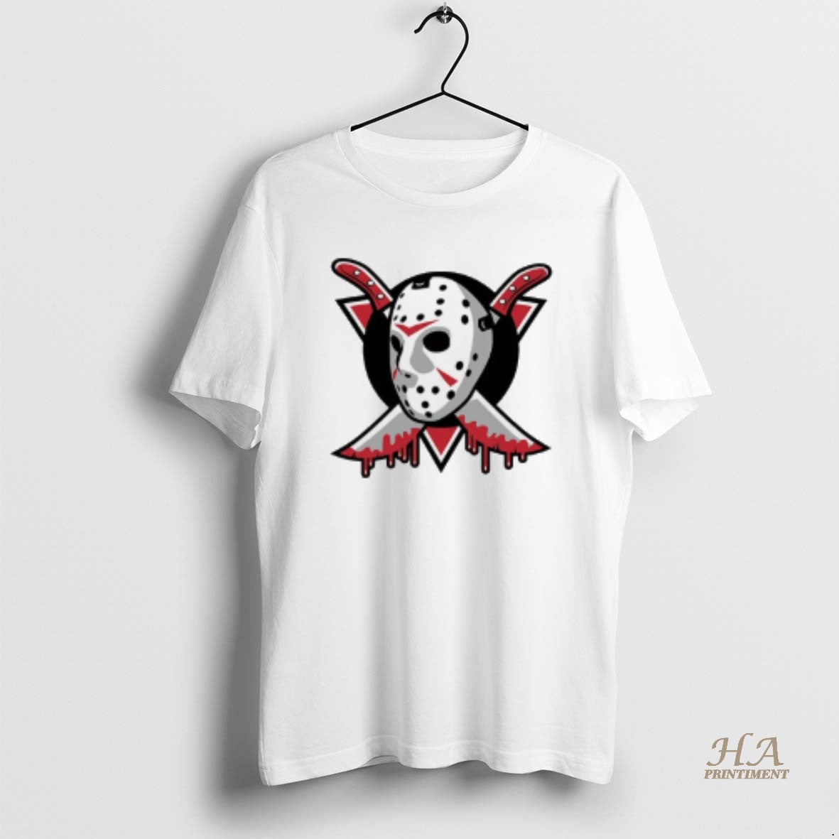 Official Anaheim Ducks X Jason Voorhees Logo Halloween T-Shirts, Hoodie, Sweatshirt | InkNestWear.com