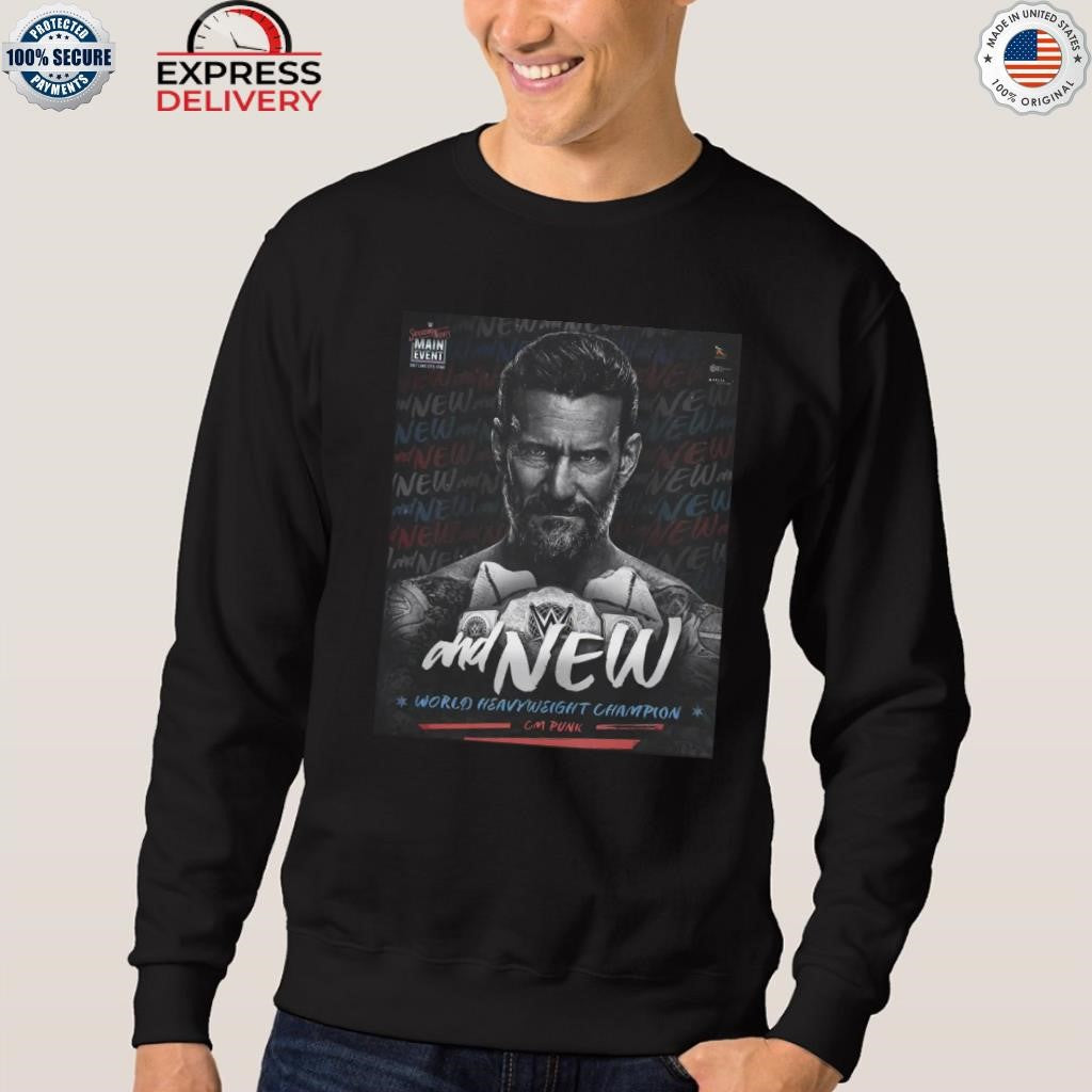 And New World Heavyweight Champion CM Punk Shirt