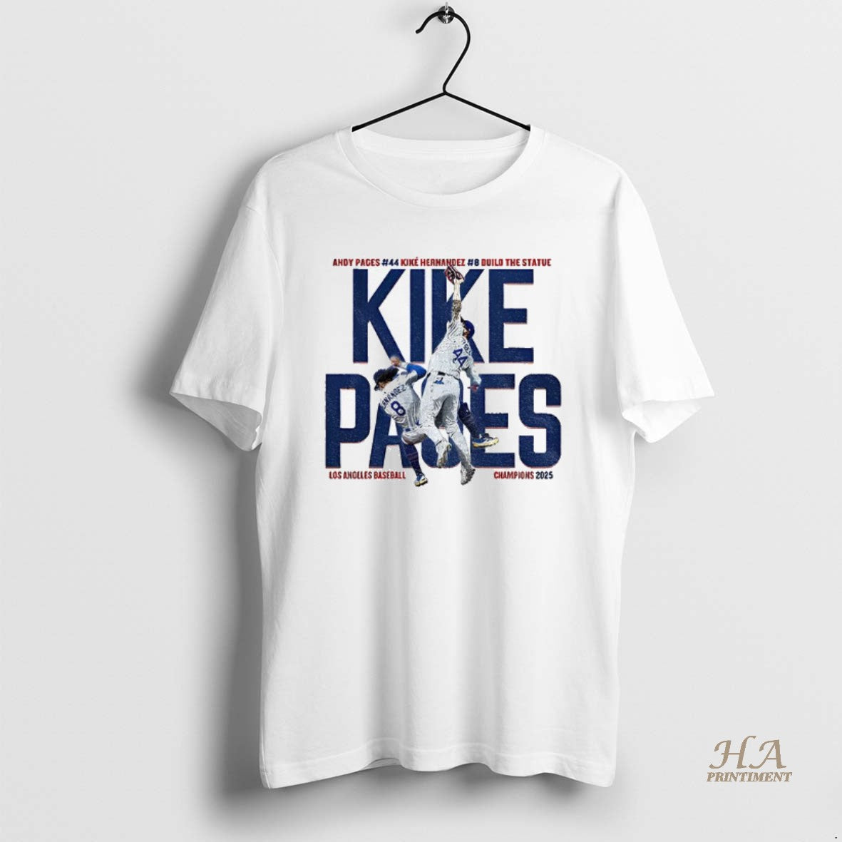 Official Andy Pages Catch Dodgers World Series Game 7 Saving Build The Statue T-Shirts, Hoodie, Sweatshirt | InkNestWear.com