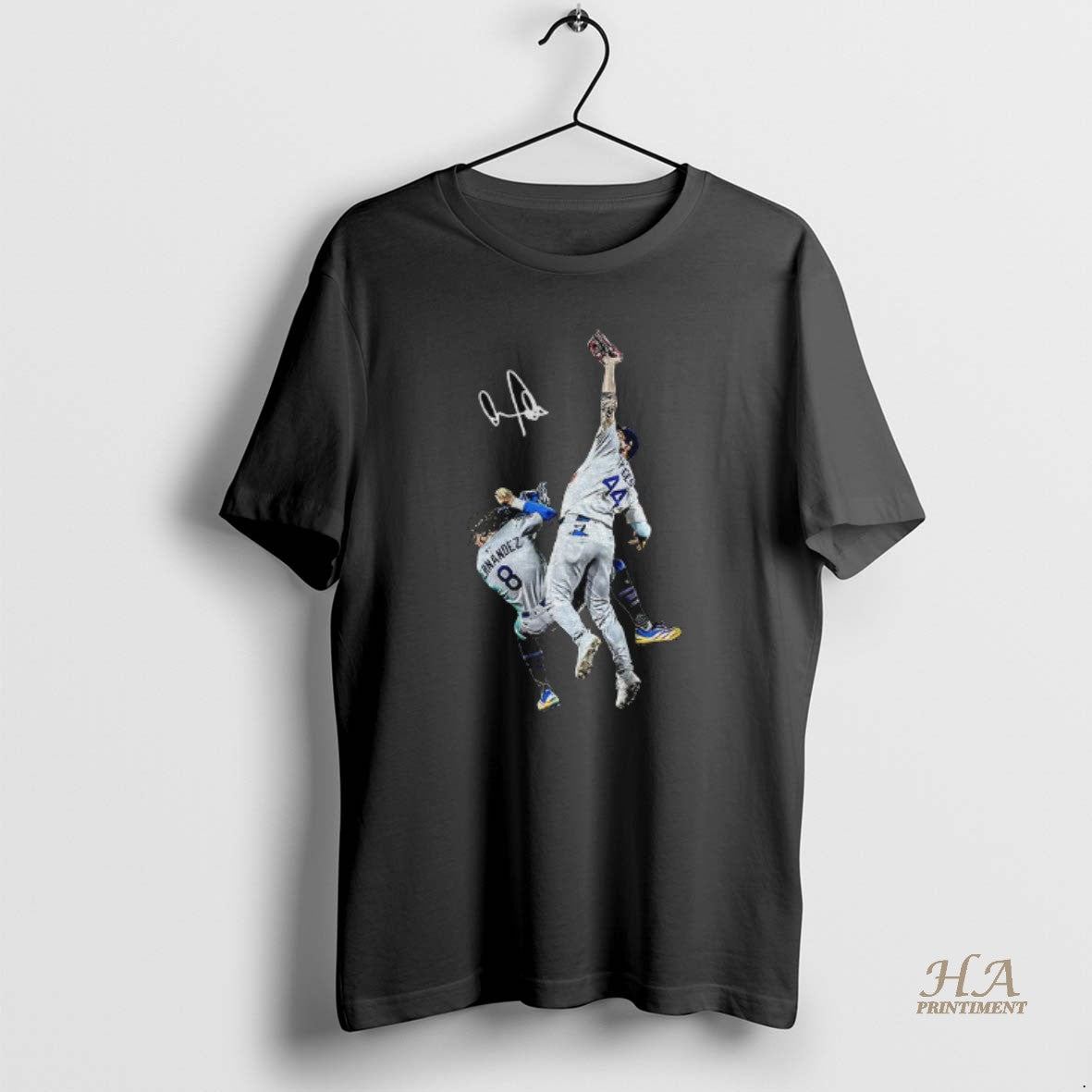 Official Andy Pages The Catch World Series Signature Baseball Iconic Moment T-Shirts, Hoodie, Sweatshirt | InkNestWear.com