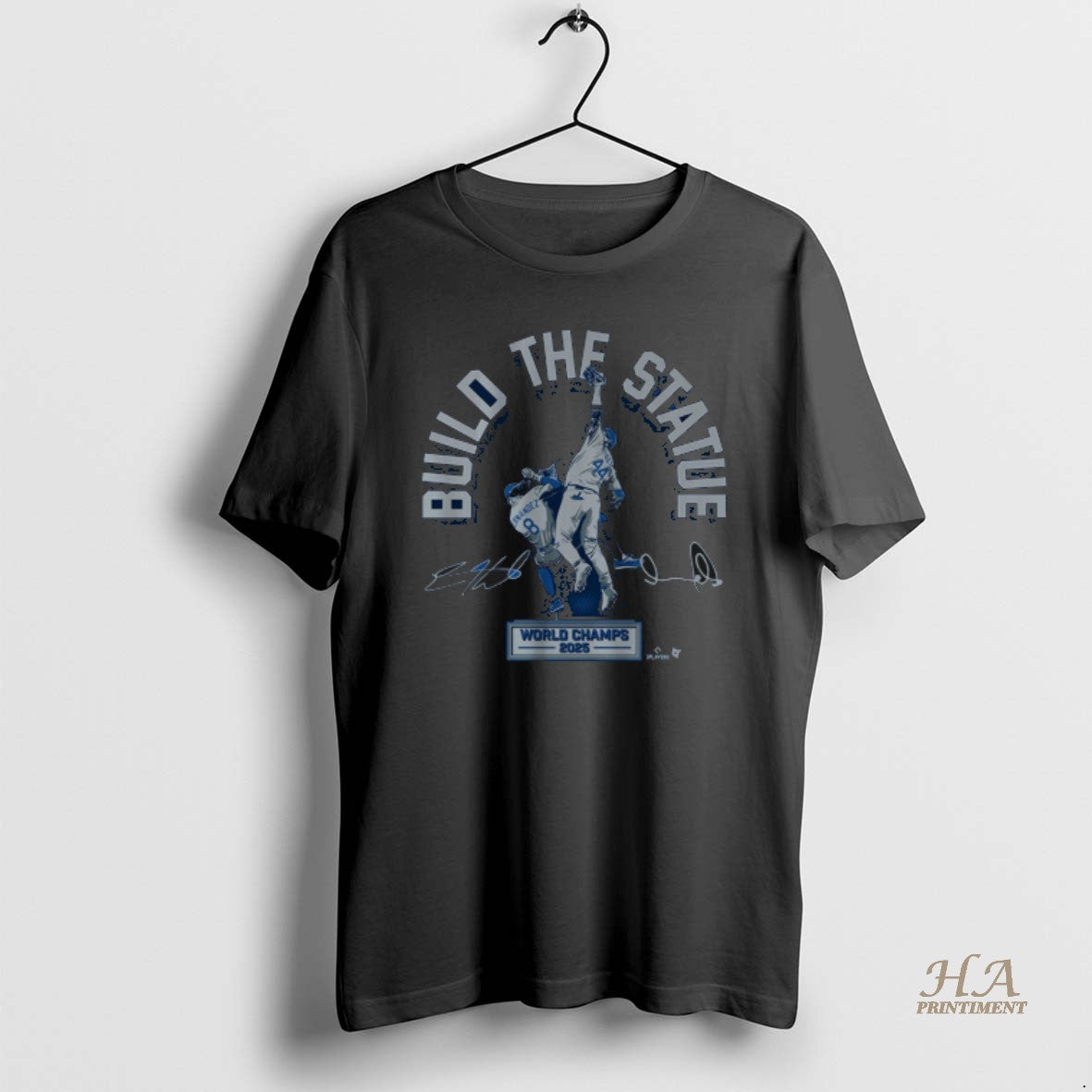 Official Andy Pages And Kike Hernandez Build The Statue World Champs 2025 Los Angeles Dodgers T-Shirts, Hoodie, Sweatshirt