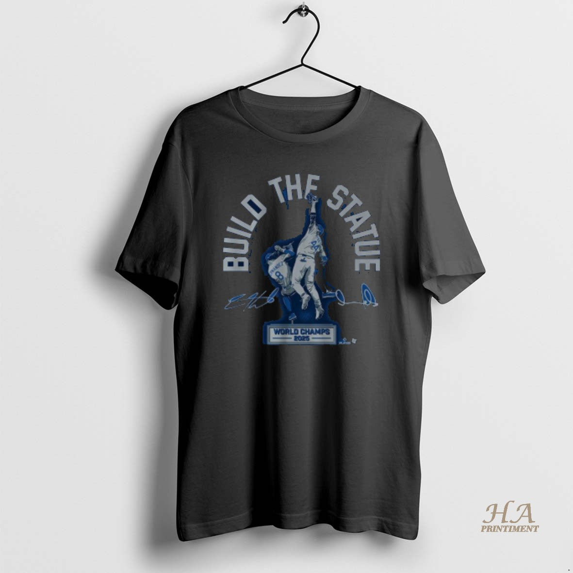 Official Andy Pages And Kike Hernandez Build The Statue World Champs T-Shirts, Hoodie, Sweatshirt | InkNestWear.com