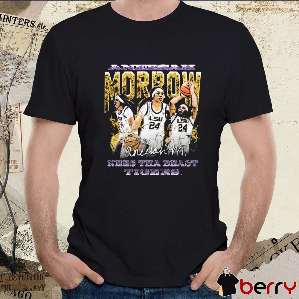 Aneesah Morrow Nees Tha Beast Tigers Vintage Retro LSU Tigers Southeastern Conference Signature t-shirt