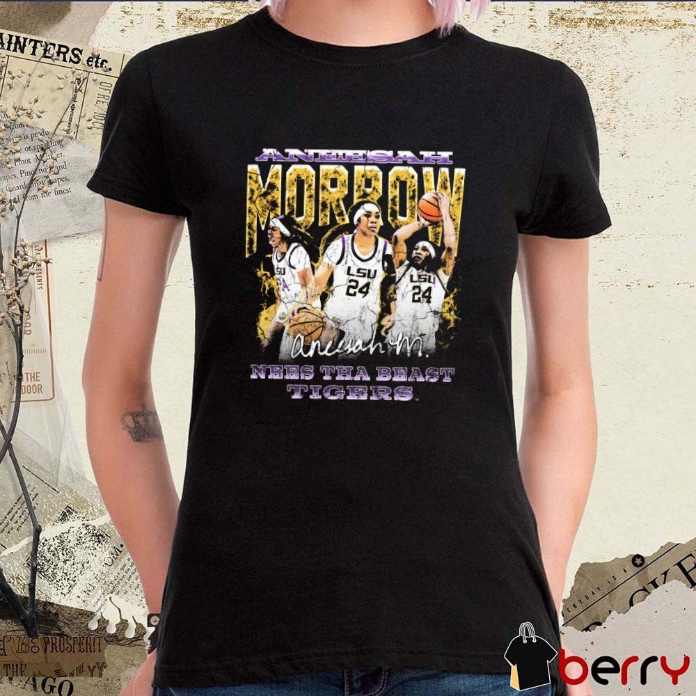 Aneesah Morrow Nees Tha Beast Tigers Vintage Retro LSU Tigers Southeastern Conference Signature t-shirt