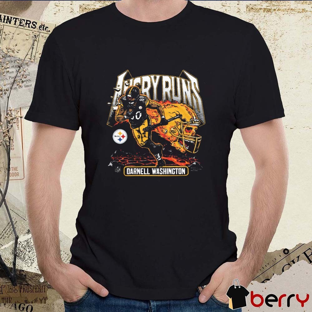Angry Runs 2025 Pittsburgh Steelers NFL Darnell Washington t-shirt