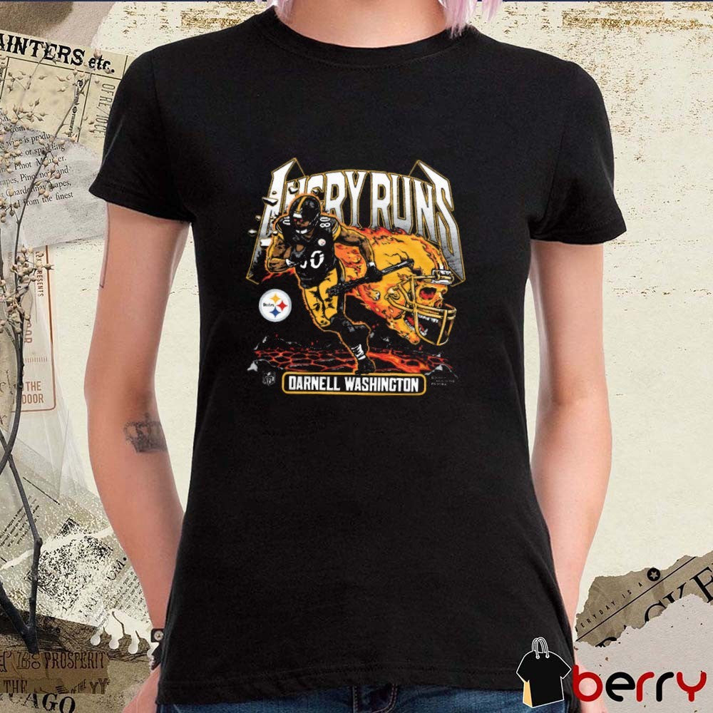 Angry Runs 2025 Pittsburgh Steelers NFL Darnell Washington t-shirt