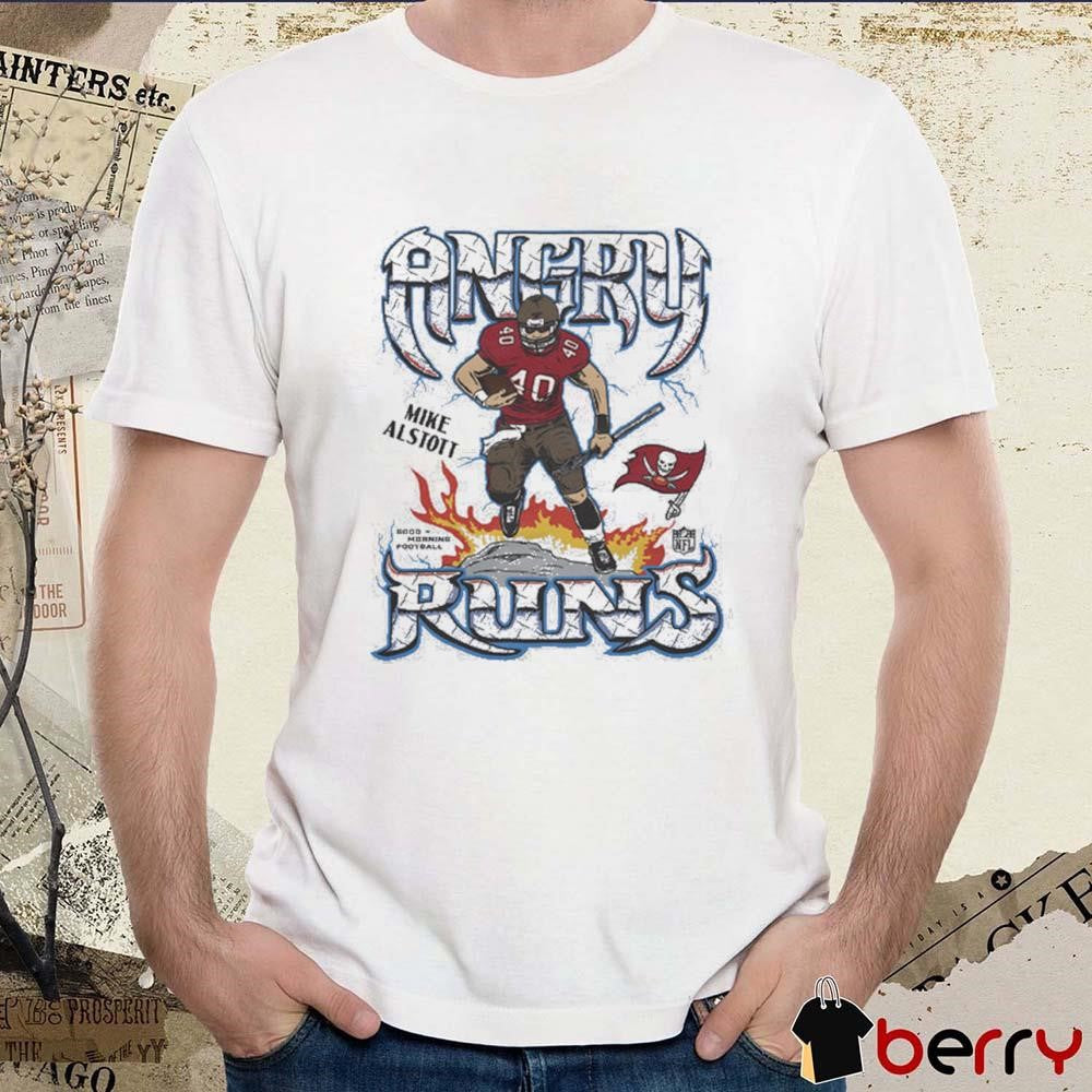 Angry Runs Tampa Bay Buccaneers NFL Mike Alstott t-shirt