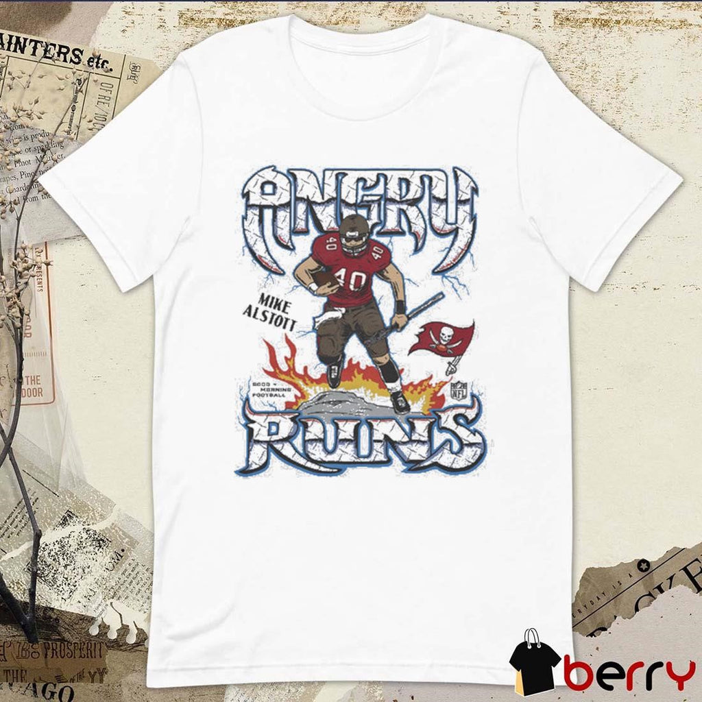 Angry Runs Tampa Bay Buccaneers NFL Mike Alstott t-shirt