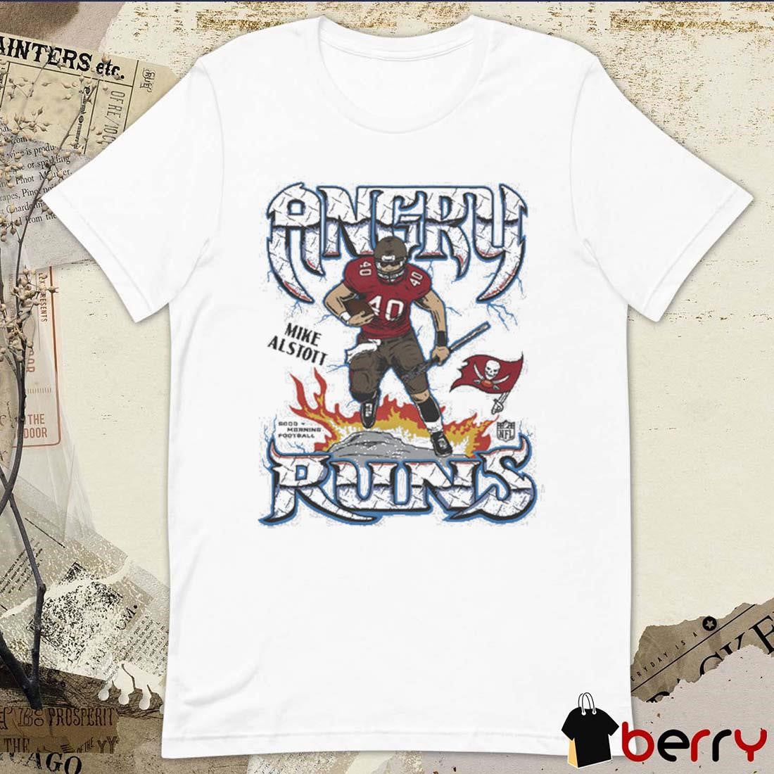 Angry Runs Tampa Bay Buccaneers NFL Mike Alstott t-shirt
