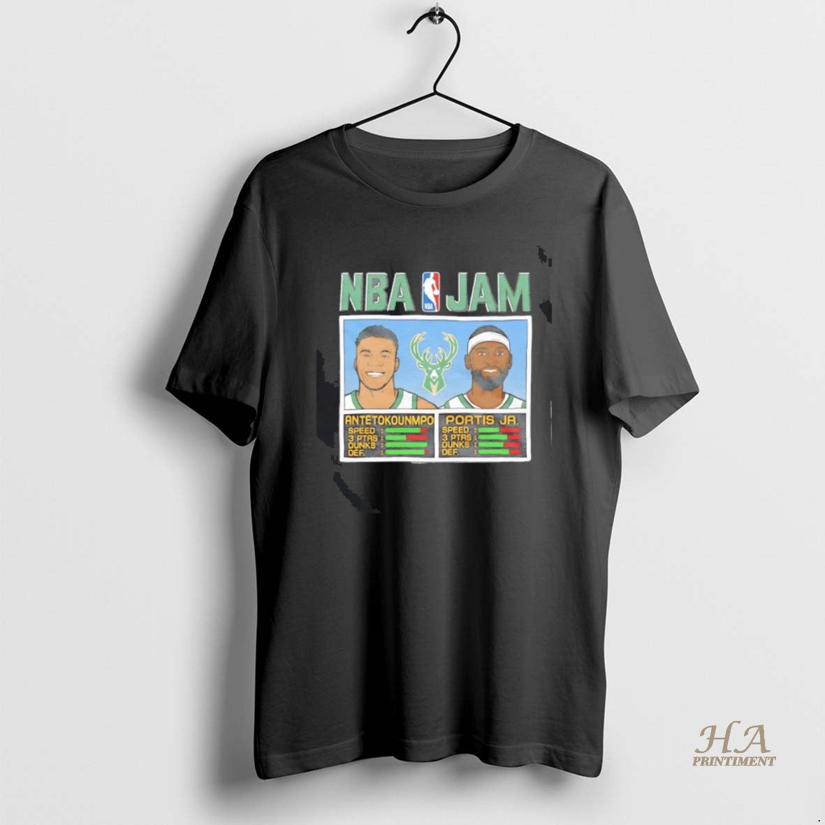 Official Antetokounmpo And Portis Jr Nba Jam Milwaukee Bucks T-Shirts, Hoodie, Sweatshirt | InkNestWear.com