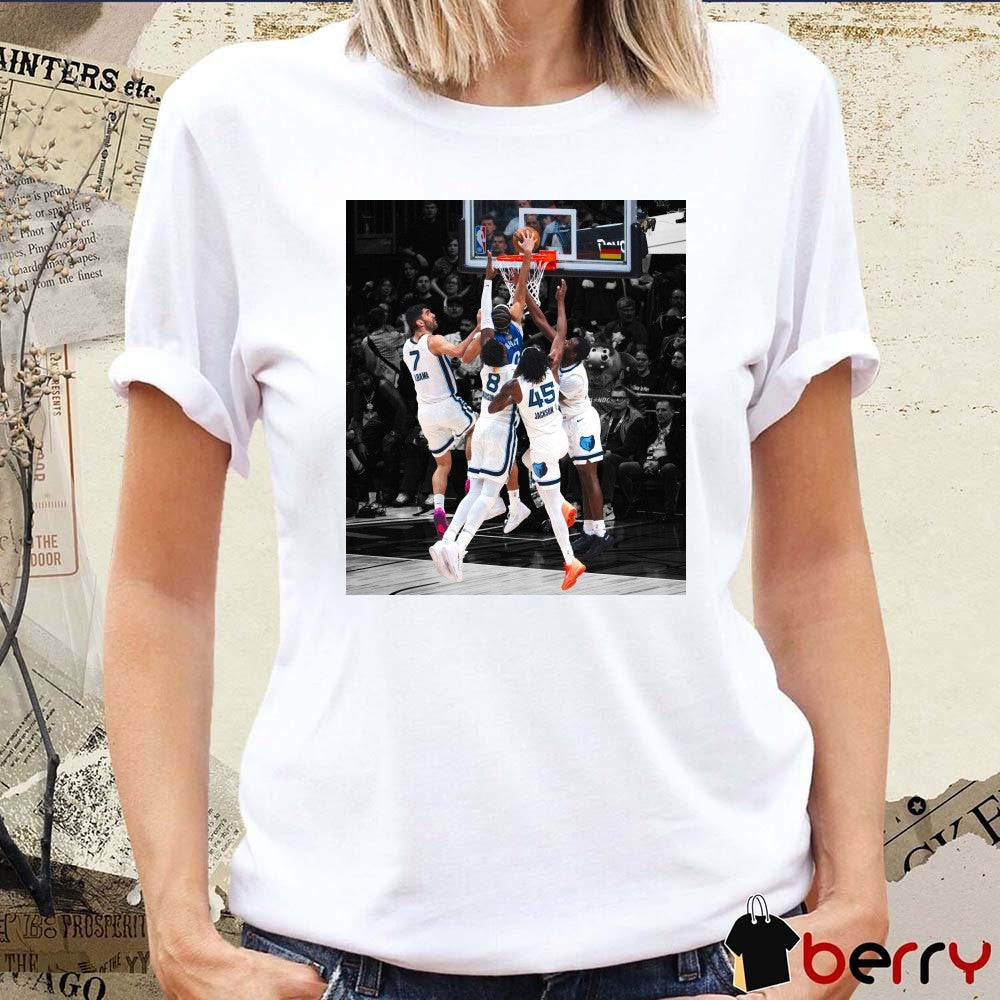 Anthony Black Dunks On 4 Grizzlies Players Orlando Magic t-shirt