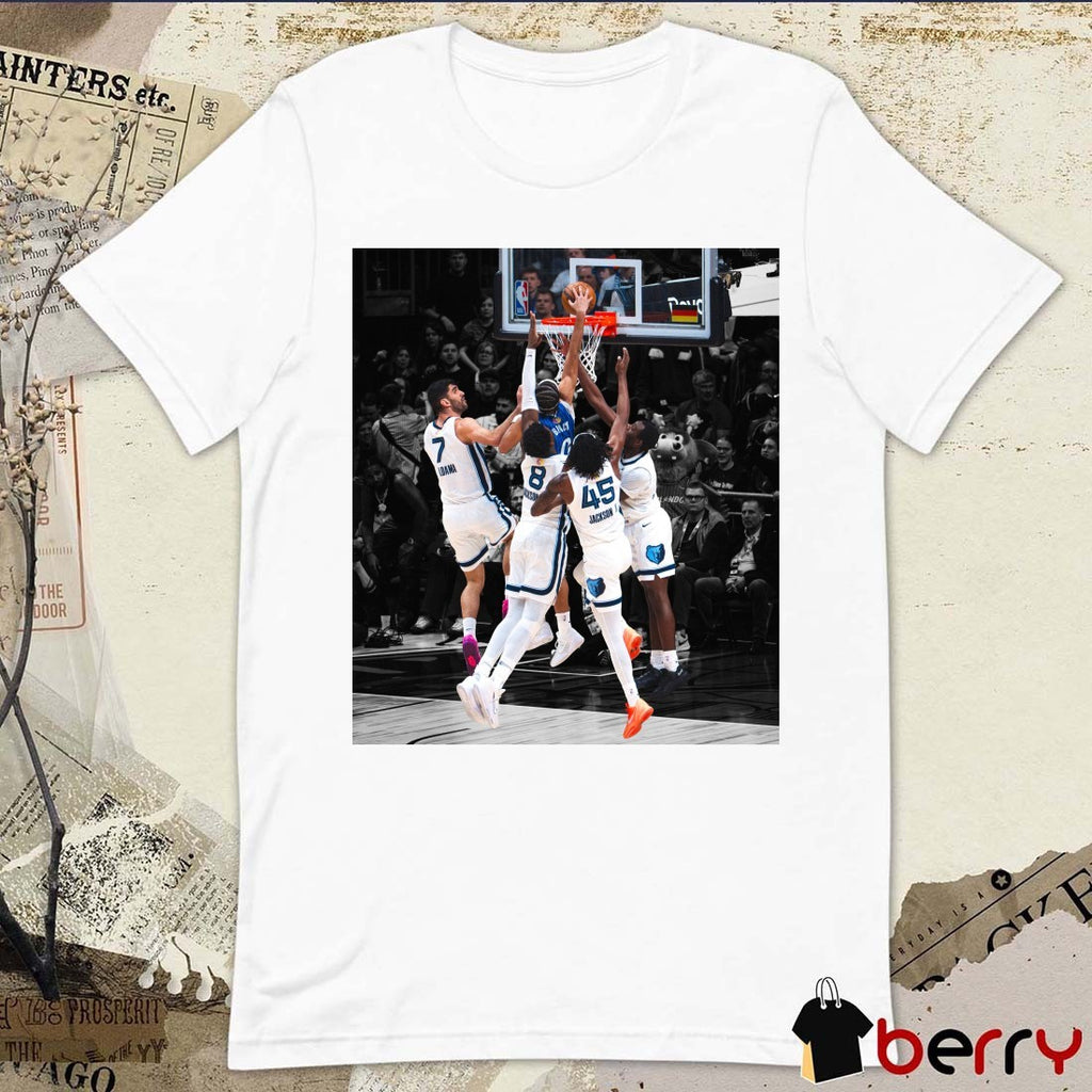 Anthony Black Dunks On 4 Grizzlies Players Orlando Magic t-shirt