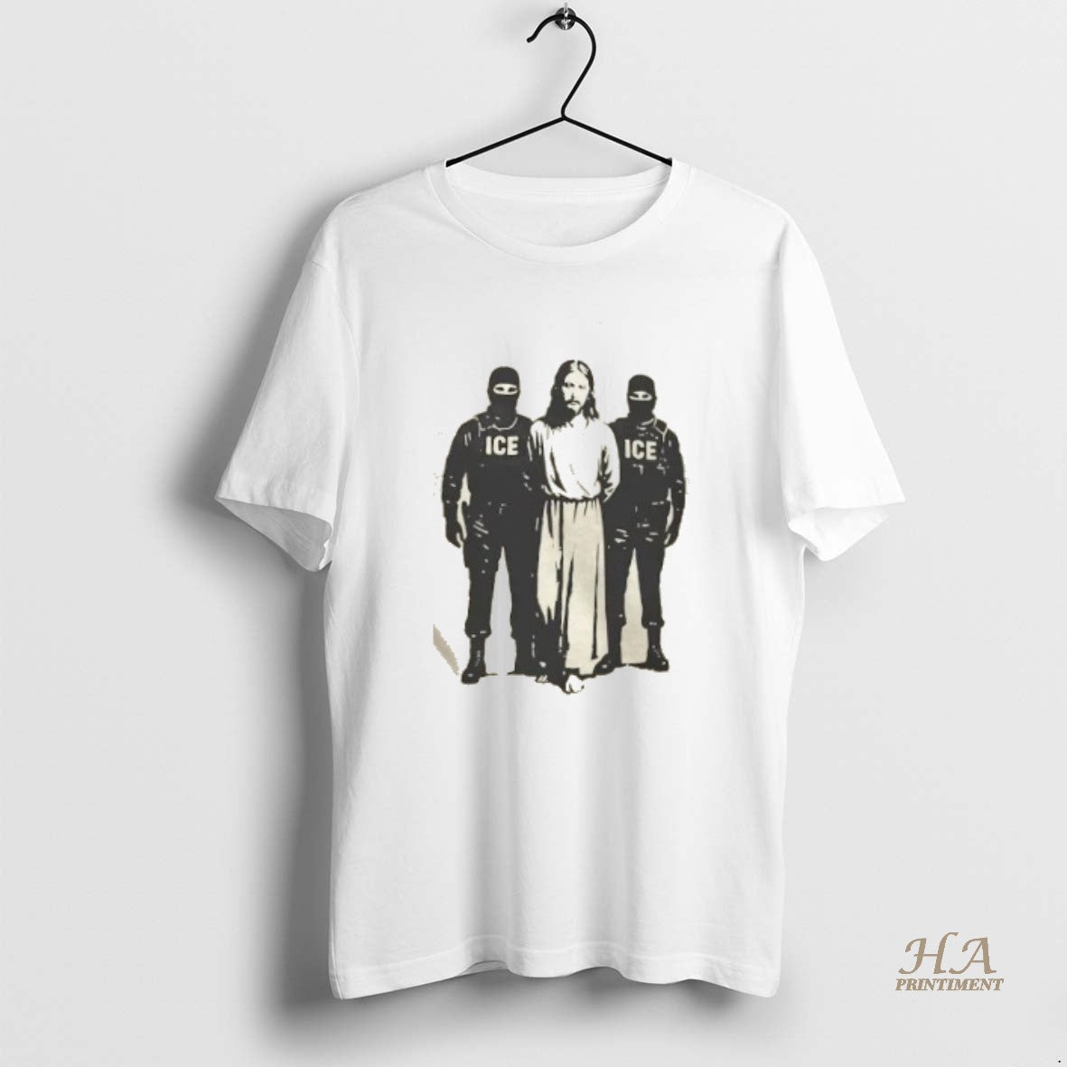 Official Anti Ice Jesus Arrested Parody Immigrant Rights Protest T-Shirts, Hoodie, Sweatshirt | InkNestWear.com