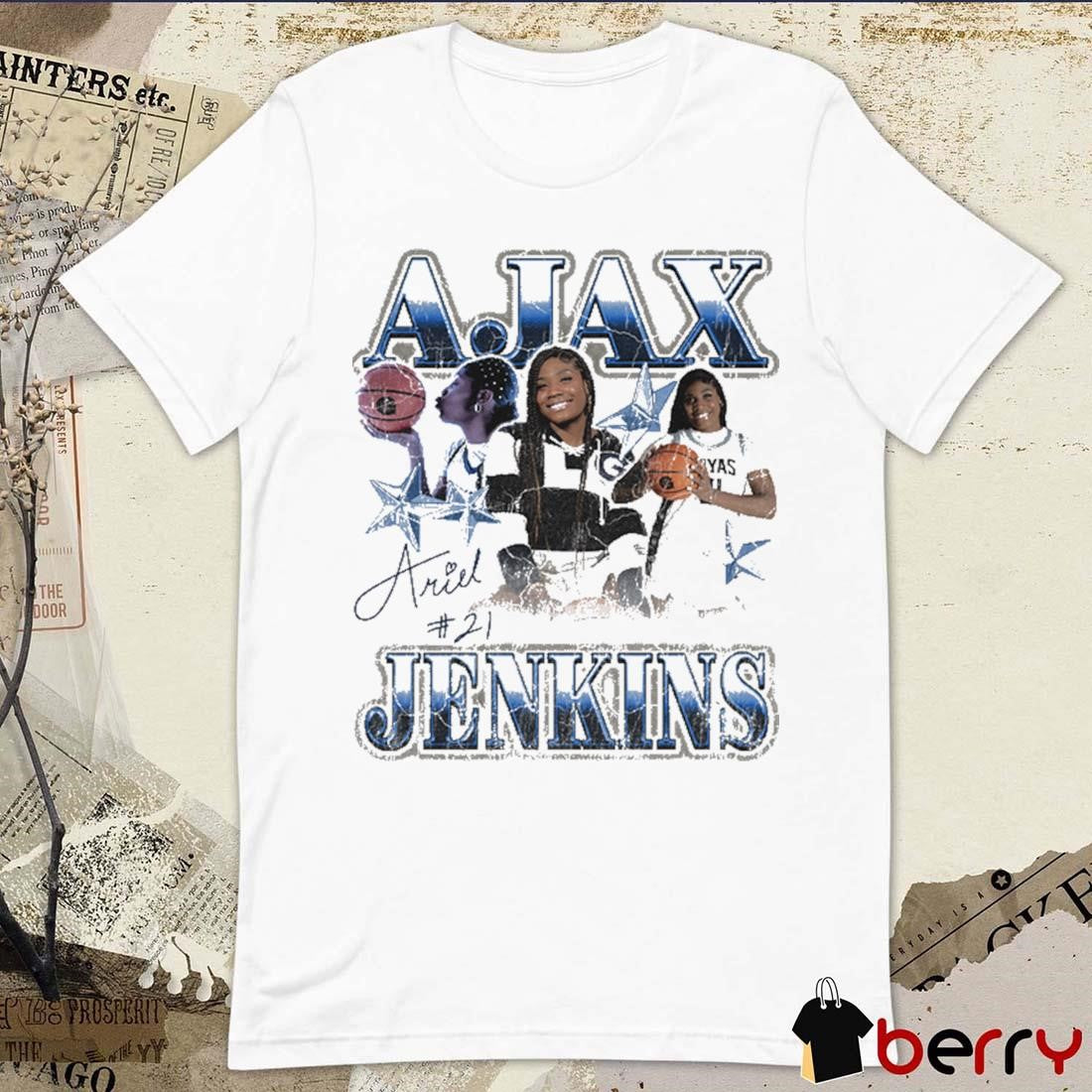 Ariel Jenkins Georgetown Hoyas basketball 90s Retro Signature Graphic t-shirt