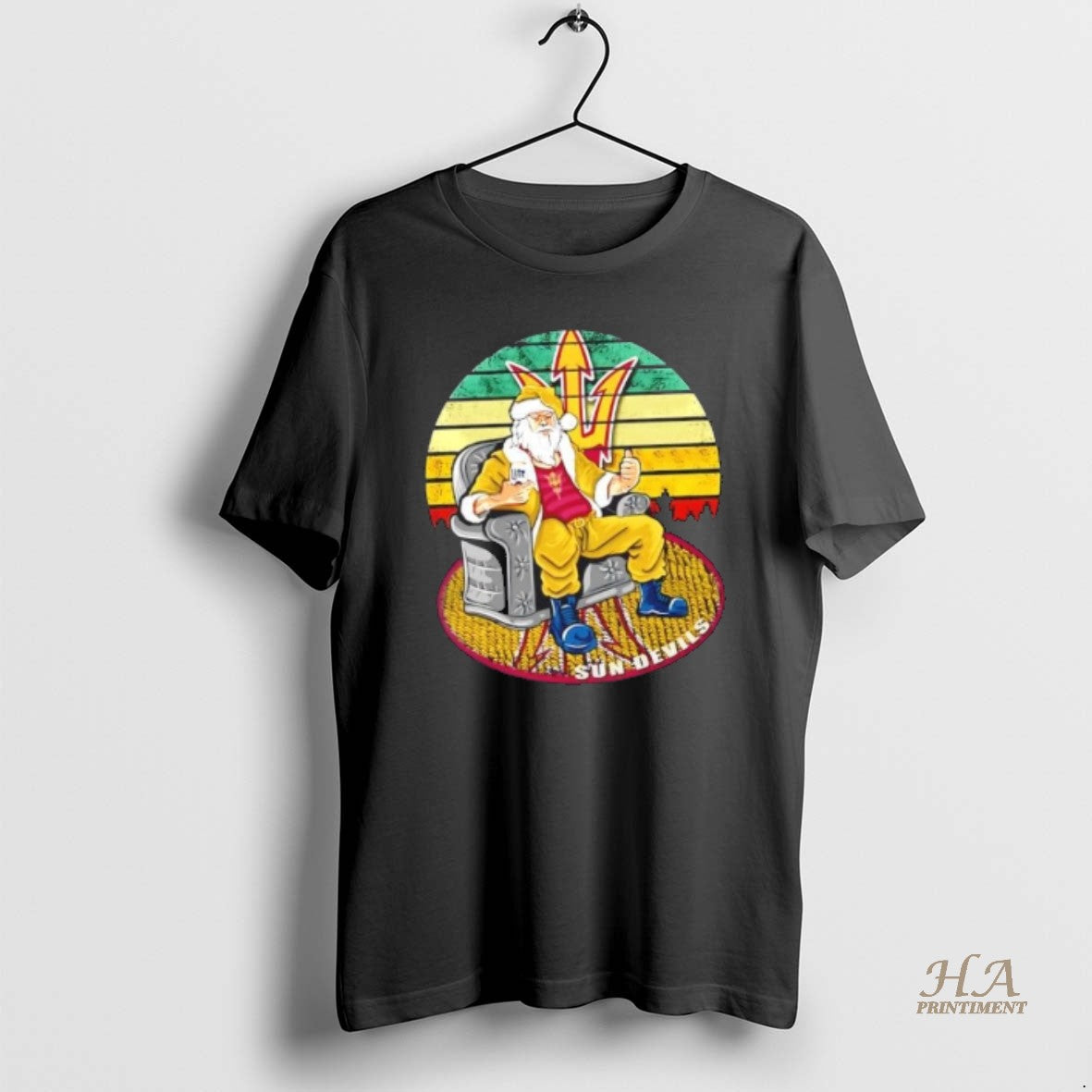 Official Arizona State Sun Devils X Santa Claus Vintage T-Shirts, Hoodie, Sweatshirt