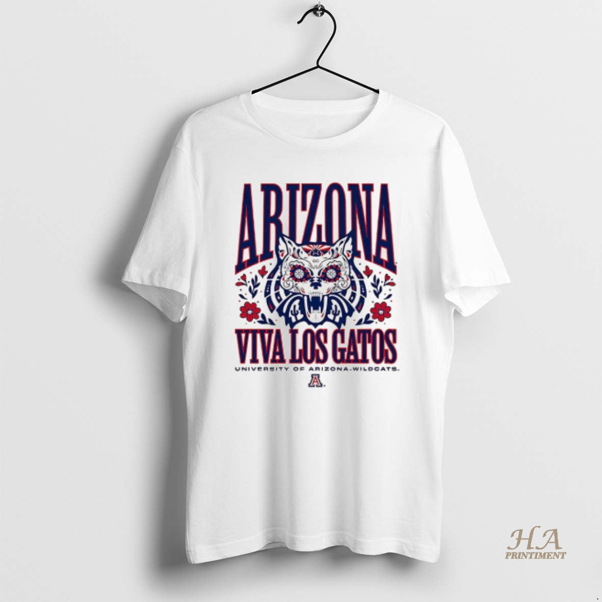 Official Arizona Wildcats Viva Los Gatos Dia De Los Muertos T-Shirts, Hoodie, Sweatshirt | InkNestWear.com