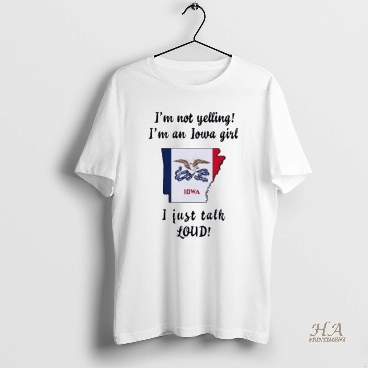 Official Arkansas Map Im Not Yelling Im An Iowa Girl I Just Talk Loud T-Shirts, Hoodie, Sweatshirt | InkNestWear.com